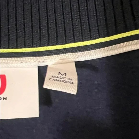 Wilson Navy and White Striped Varsity Jacket - Picture 4 of 5